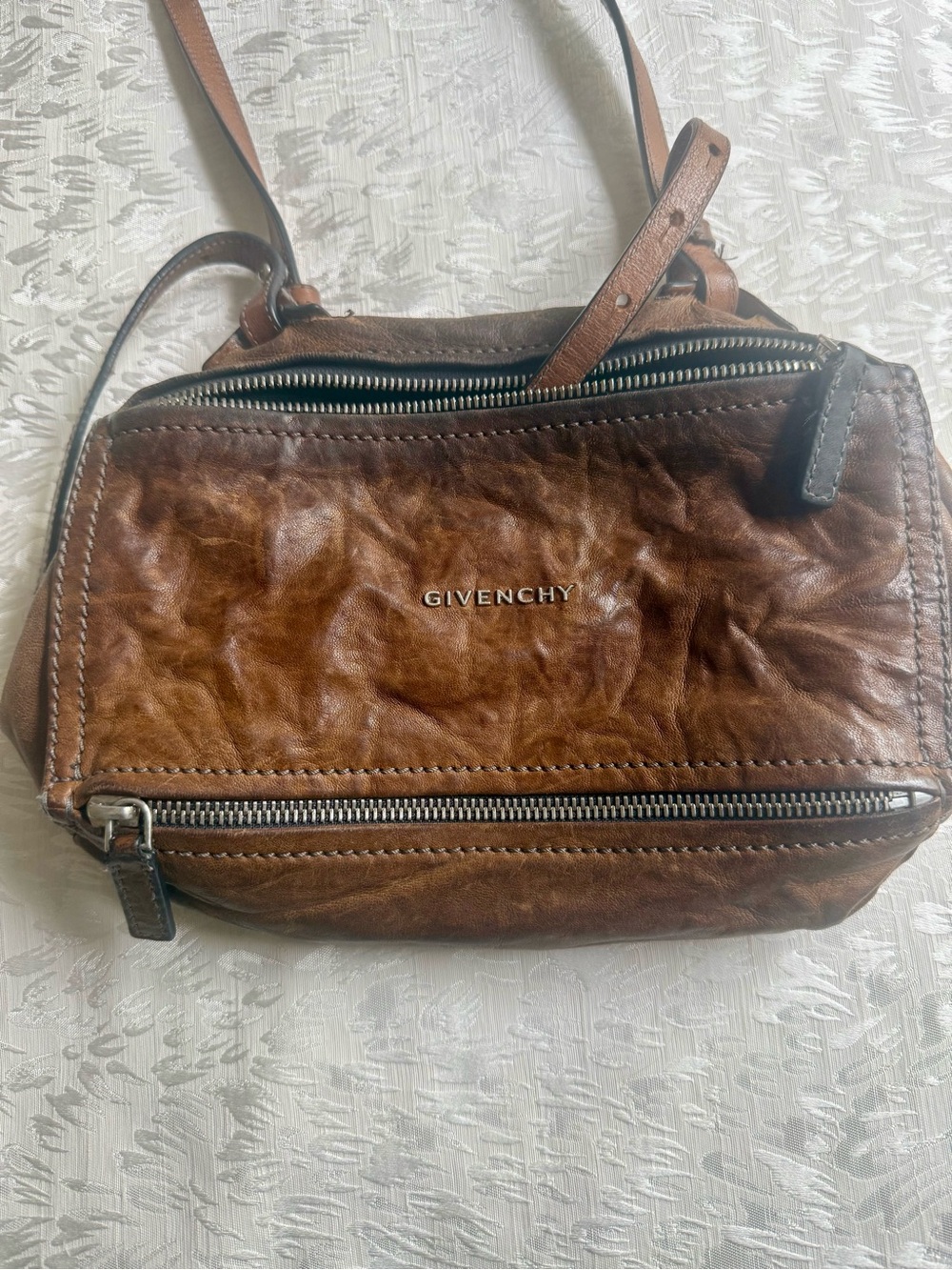 Authentic Givenchy Tumbled Sheepskin Mini Pandora - Picture 5 of 9